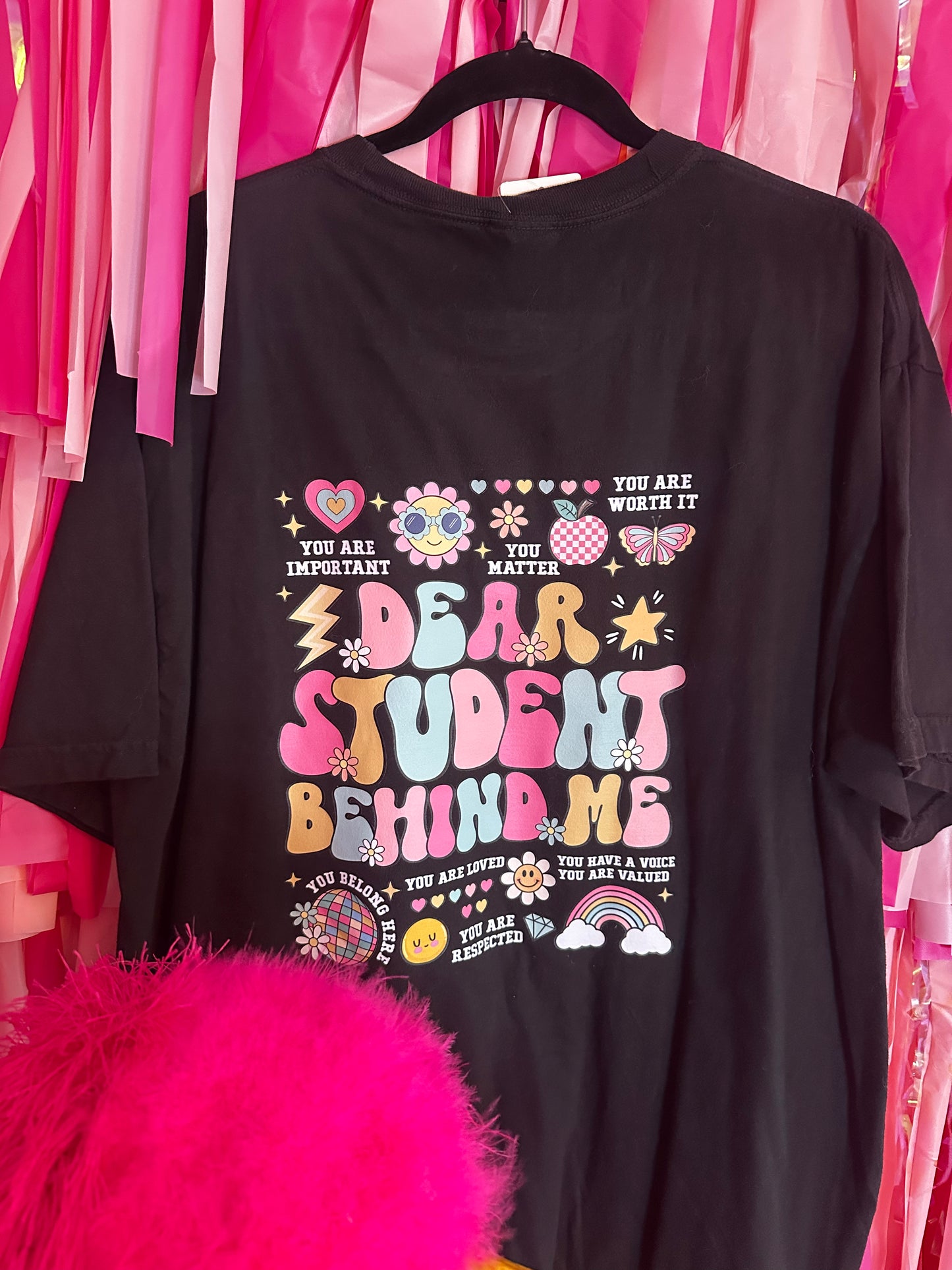 Teacher You Are Worth It Comfort Colors Black