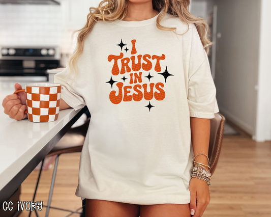 I Trust In Jesus DTF TRANSFER