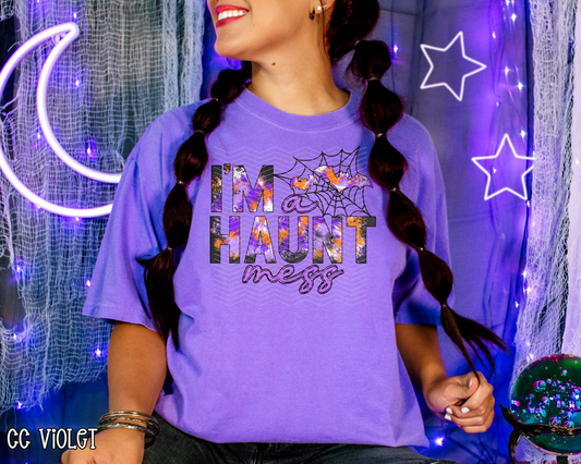 I'm A Haunt Mess Tie-Dye DTF TRANSFER