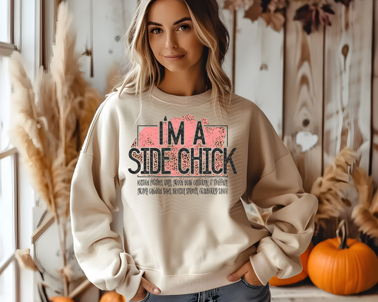 I'm A Side Chick Leopard DTF TRANSFER