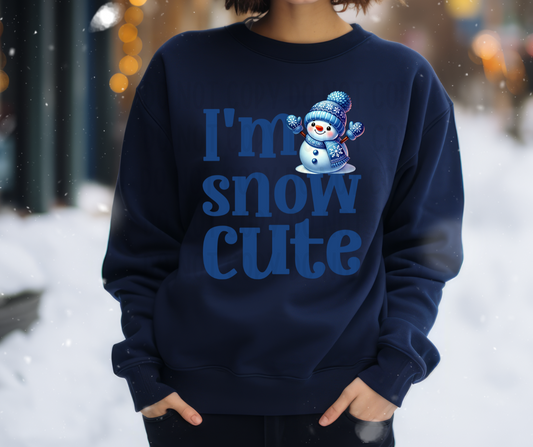 I'm Snow Cute DTF TRANSFER