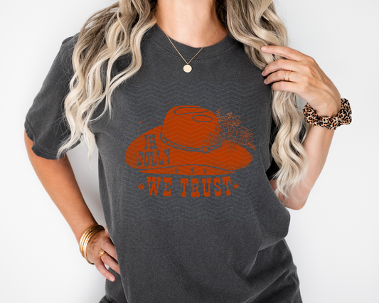 In Dolly We Trust hat DTF TRANSFER