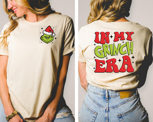 In My Grinch Era | Back & Pocket | DTF TRANSFER