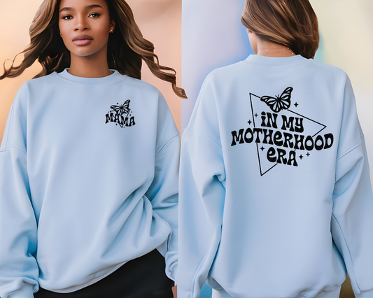 In My Motherhood Era back + pocket DTF TRANSFER