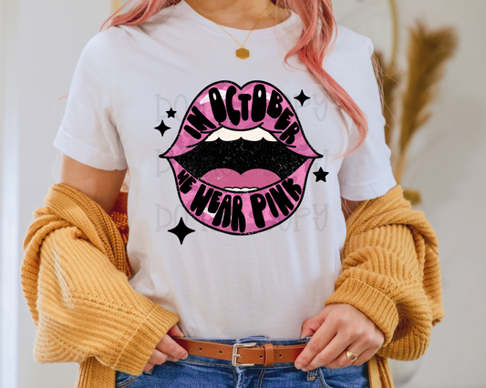 In October We Wear Pink Lips