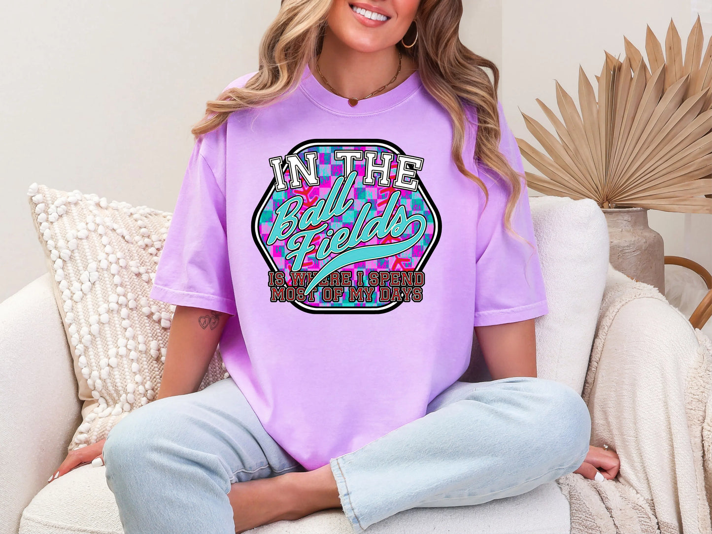 In the Ball Fields | 4 Colors | DTF TRANSFER