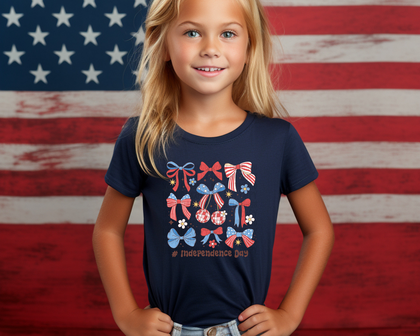 Independence Day Bows & Cherries