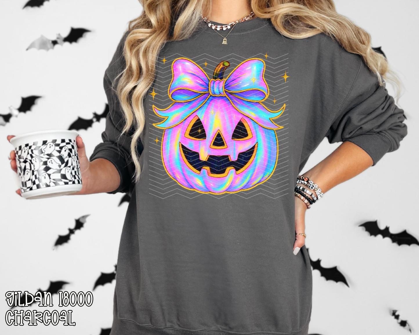 Iridescent Pumpkin DTF TRANSFER