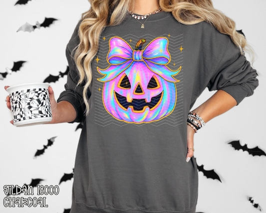 Iridescent Pumpkin DTF TRANSFER
