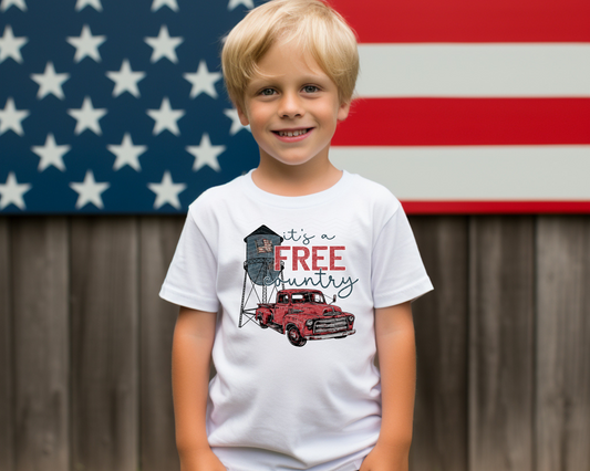 It's A Free Country DTF TRANSFER