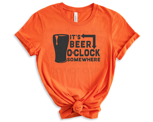 It's Beer O'Clock Somewhere