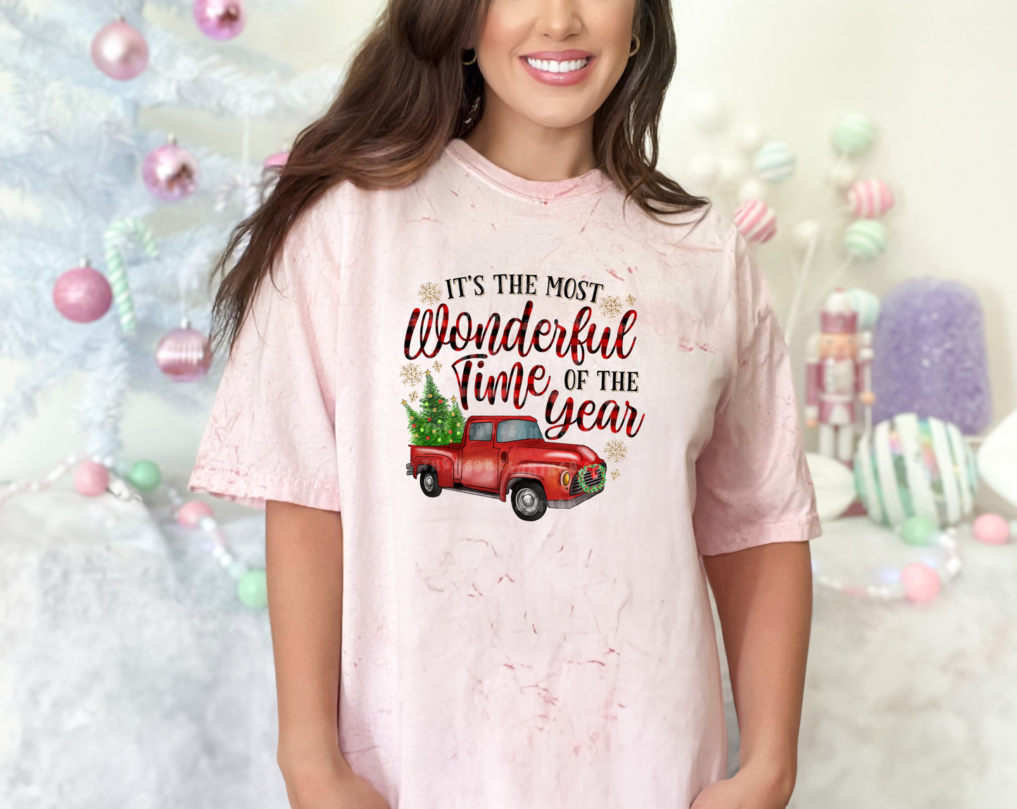 It's The Most Wonderful TIme of the Year Truck DTF TRANSFER