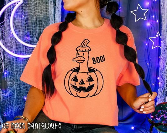 Jack-O-Lantern Duck DTF TRANSFER