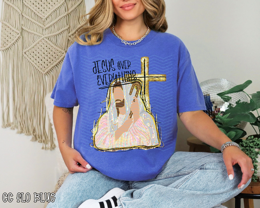 Jesus Over Everything DTF TRANSFER