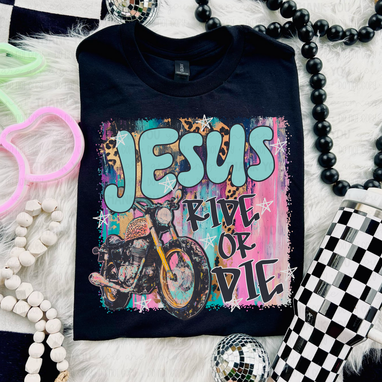 Jesus Ride Or Die DTF TRANSFER