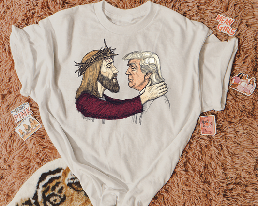 Jesus & Trump DTF TRANSFER