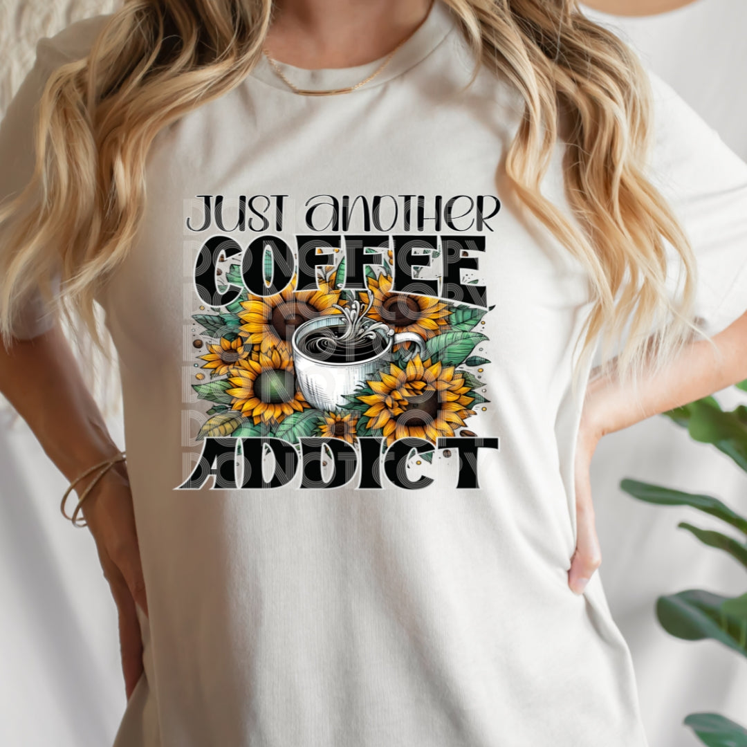 Just Another Coffee Addict DTF TRANSFER