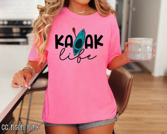 Kayak LIfe Blue DTF TRANSFER