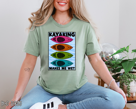 Kayaking Makes Me Wet DTF TRANSFER