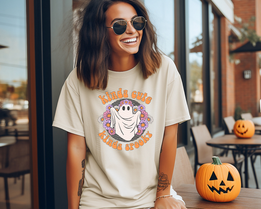 Kinda Cute Kinda Spooky Ghost DTF TRANSFER