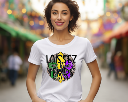 Laissez Les Bons Temps Rouler Fleur De Lis | 2 Styles | DTF TRANSFER