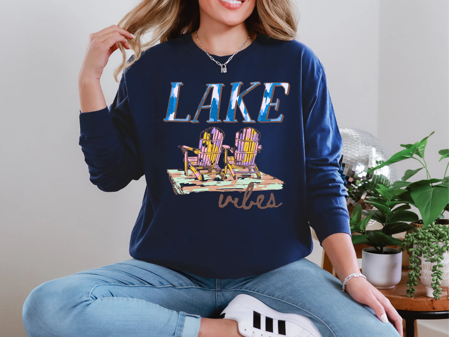 Lake Vibes Dock Chairs DTF TRANSFER