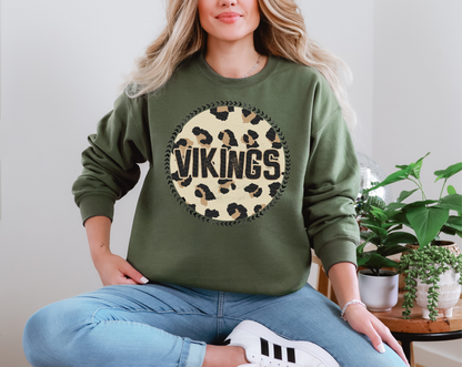 Leopard-Vikings DTF TRANSFER