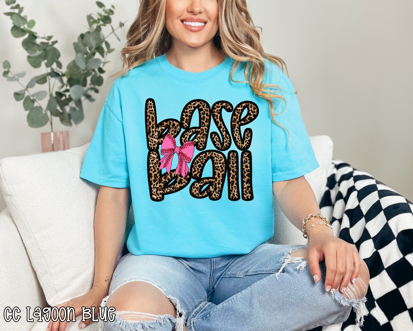 Leopard Baseball Bow
