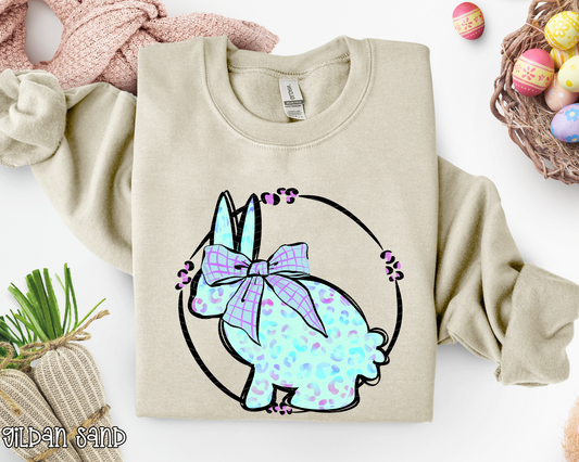 Leopard Bunny Blue