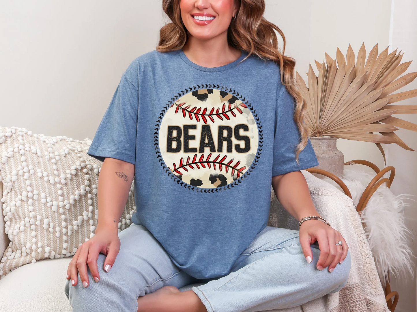 Leopard Baseball-Bears DTF TRANSFER
