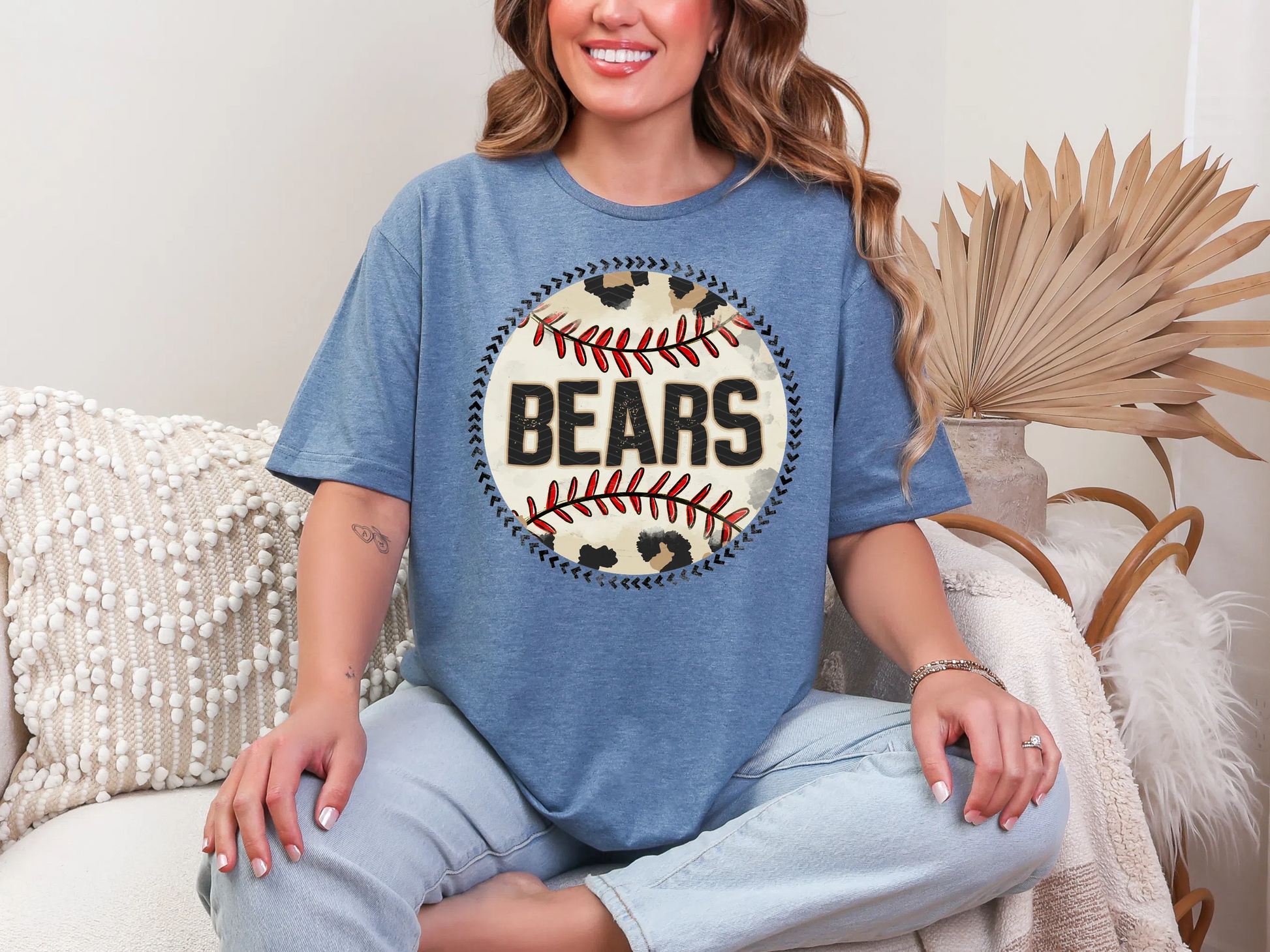 Leopard Baseball-Bears DTF TRANSFER