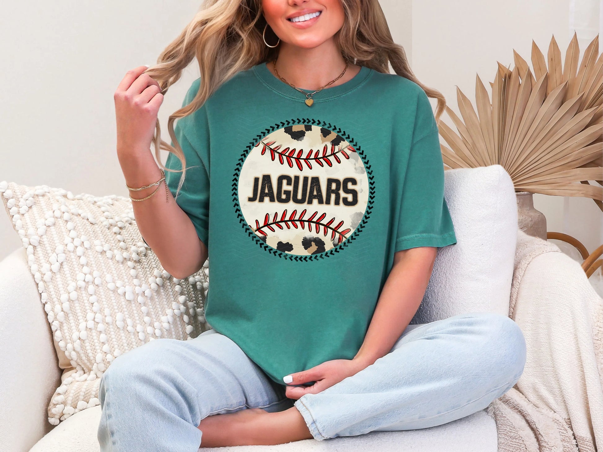 Leopard Baseball-Jaguars DTF TRANSFER