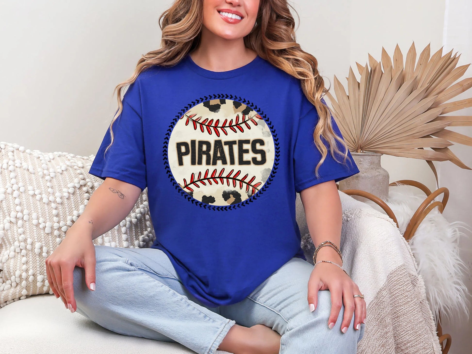 Leopard Baseball-Pirates DTF TRANSFER