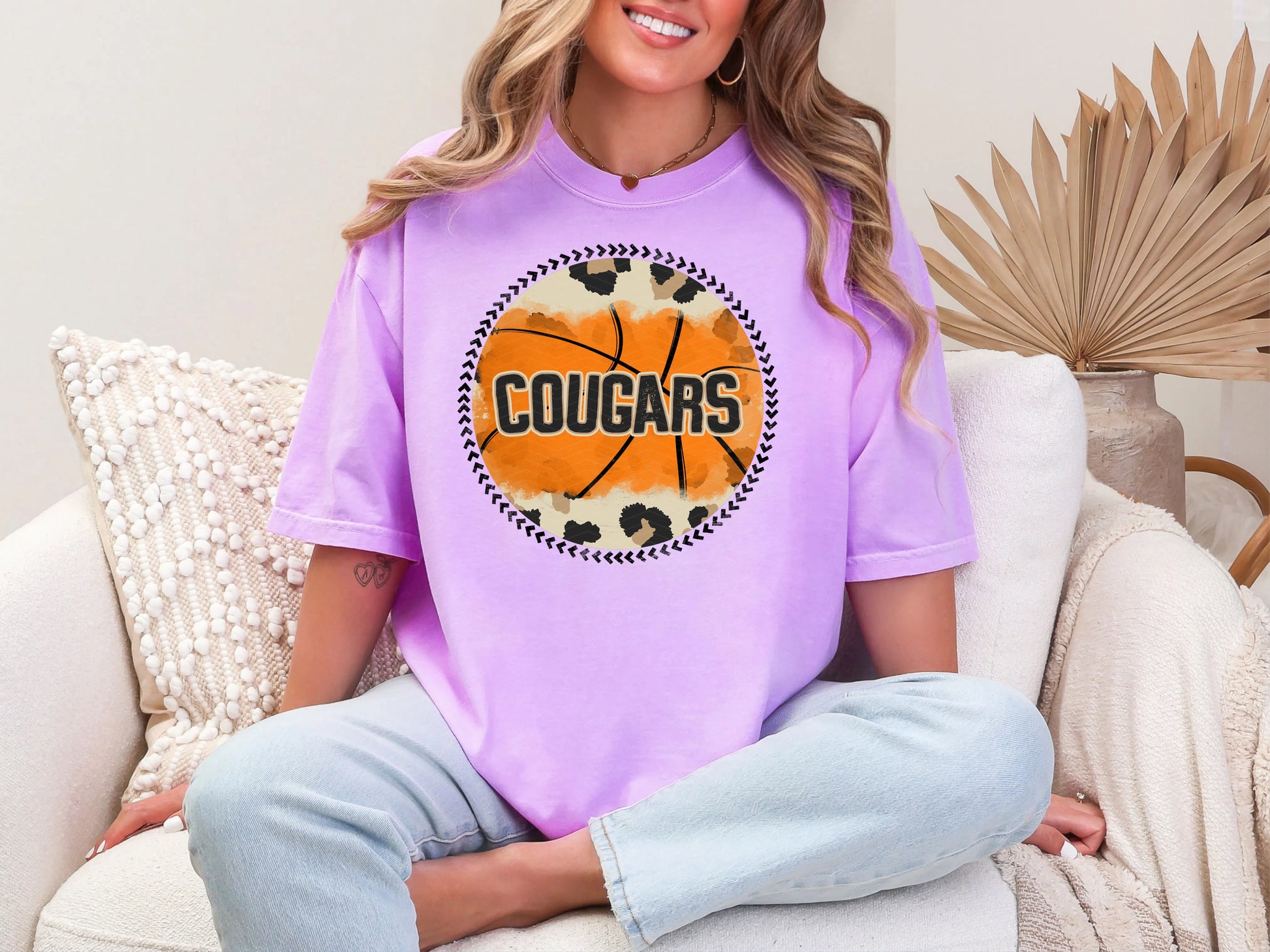 Leopard Basketball-Cougars DTF TRANSFER
