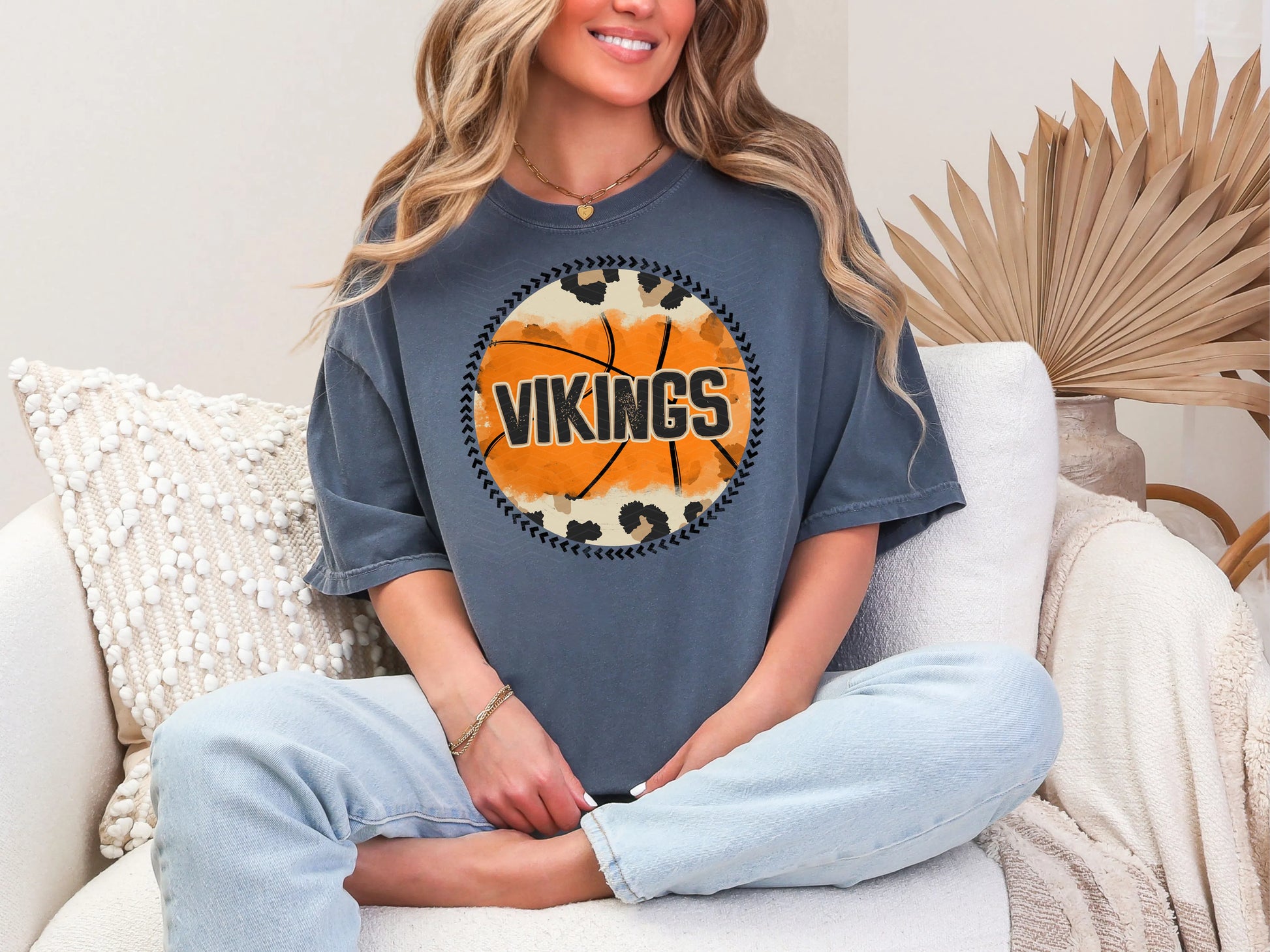 Leopard Basketball-Vikings DTF TRANSFER