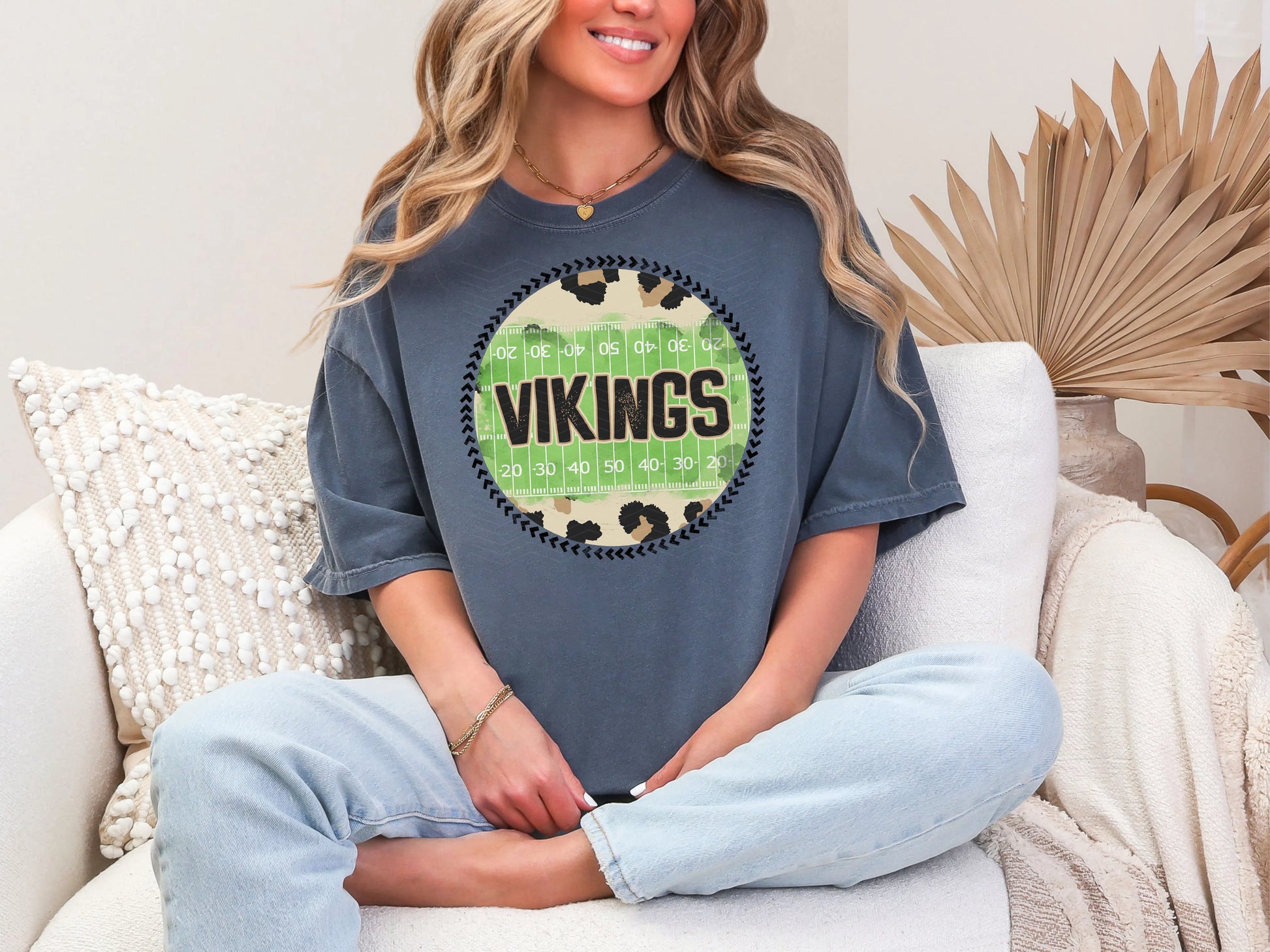 Leopard Football-Vikings DTF TRANSFER