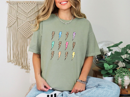 Leopard Lightning Bolt DTF TRANSFER