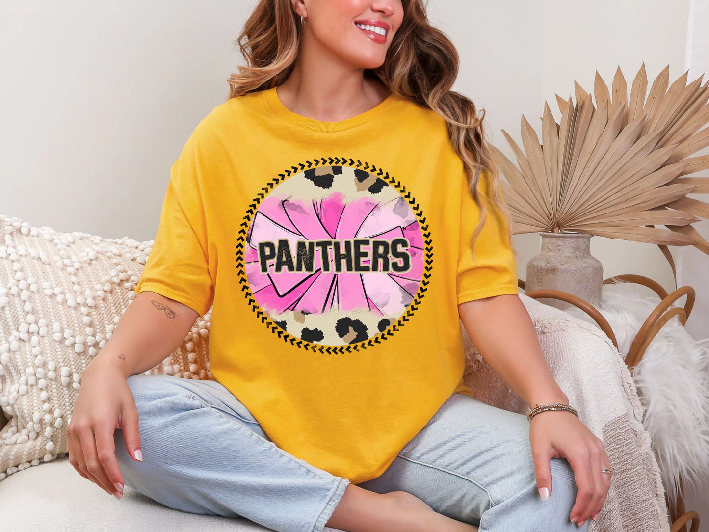 Leopard PomPom-Panthers DTF TRANSFER