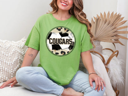 Leopard Soccer-Cougars DTF TRANSFER