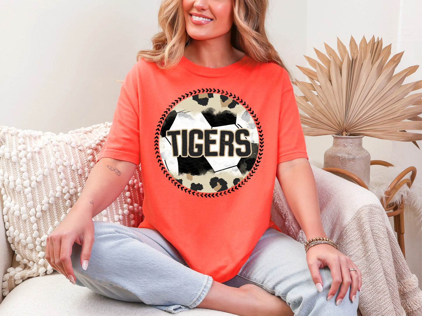 Leopard Soccer-Tigers DTF TRANSFER
