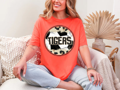 Leopard Soccer-Tigers DTF TRANSFER