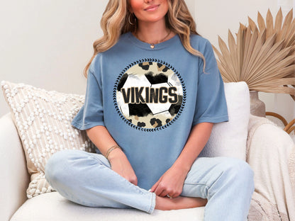 Leopard Soccer-Vikings DTF TRANSFER