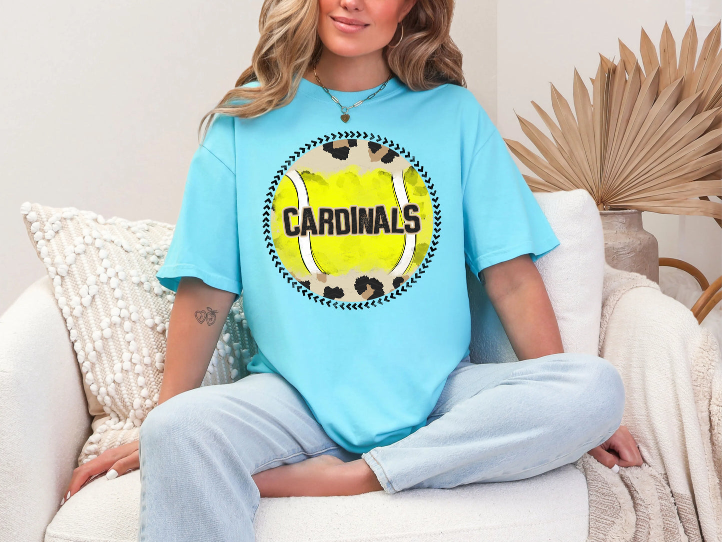 Leopard Tennis-Cardinals DTF TRANSFER