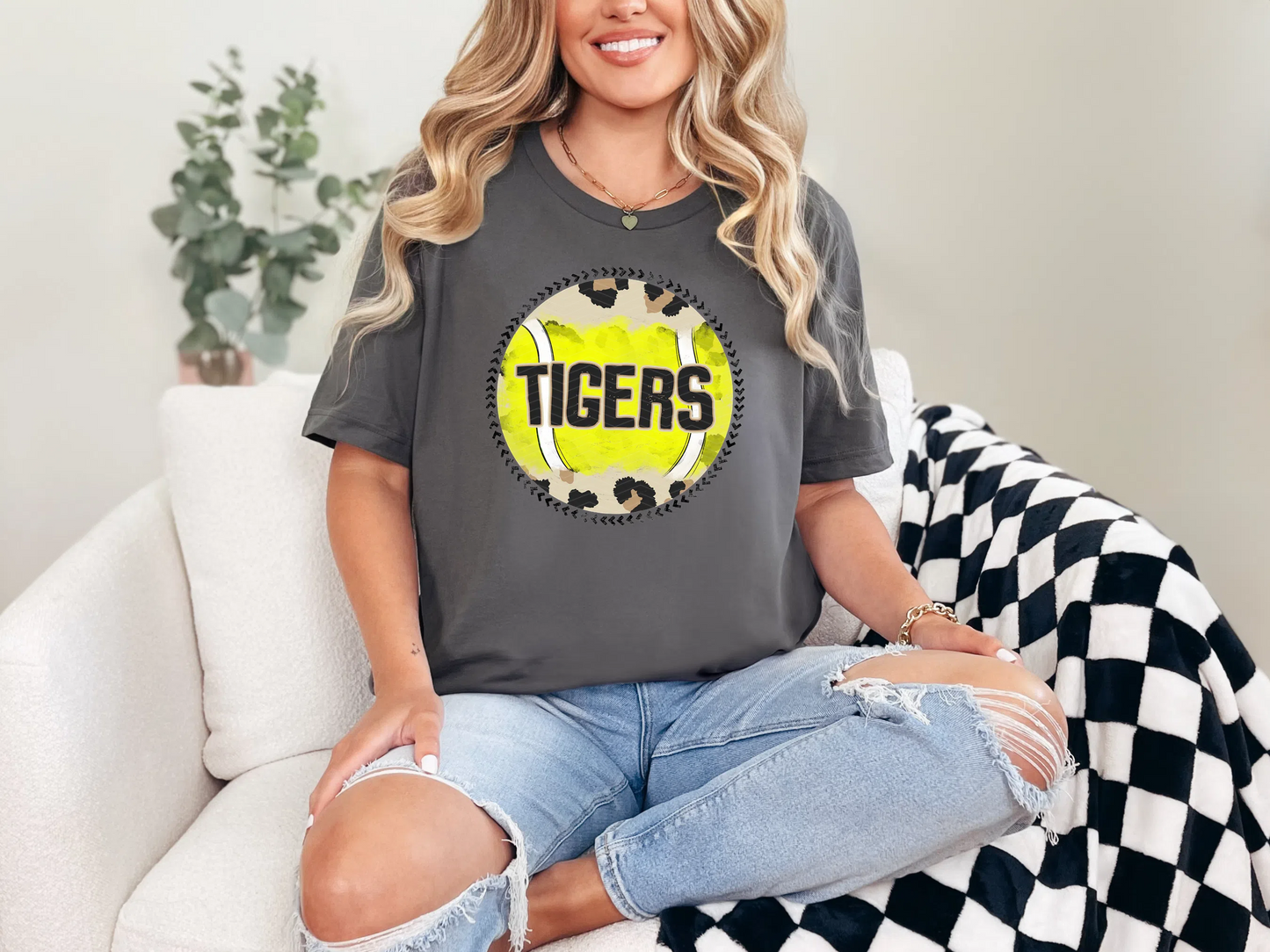 Leopard Tennis-Tigers DTF TRANSFER