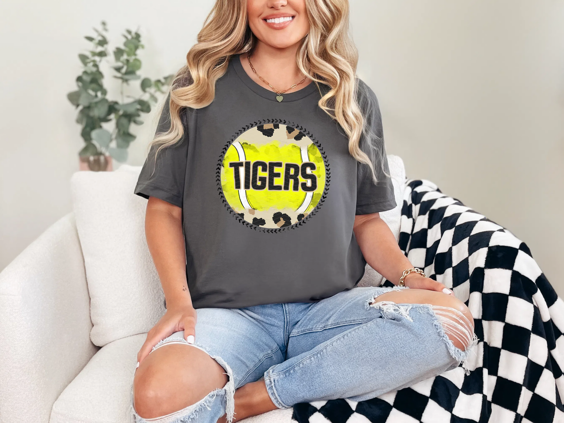 Leopard Tennis-Tigers DTF TRANSFER