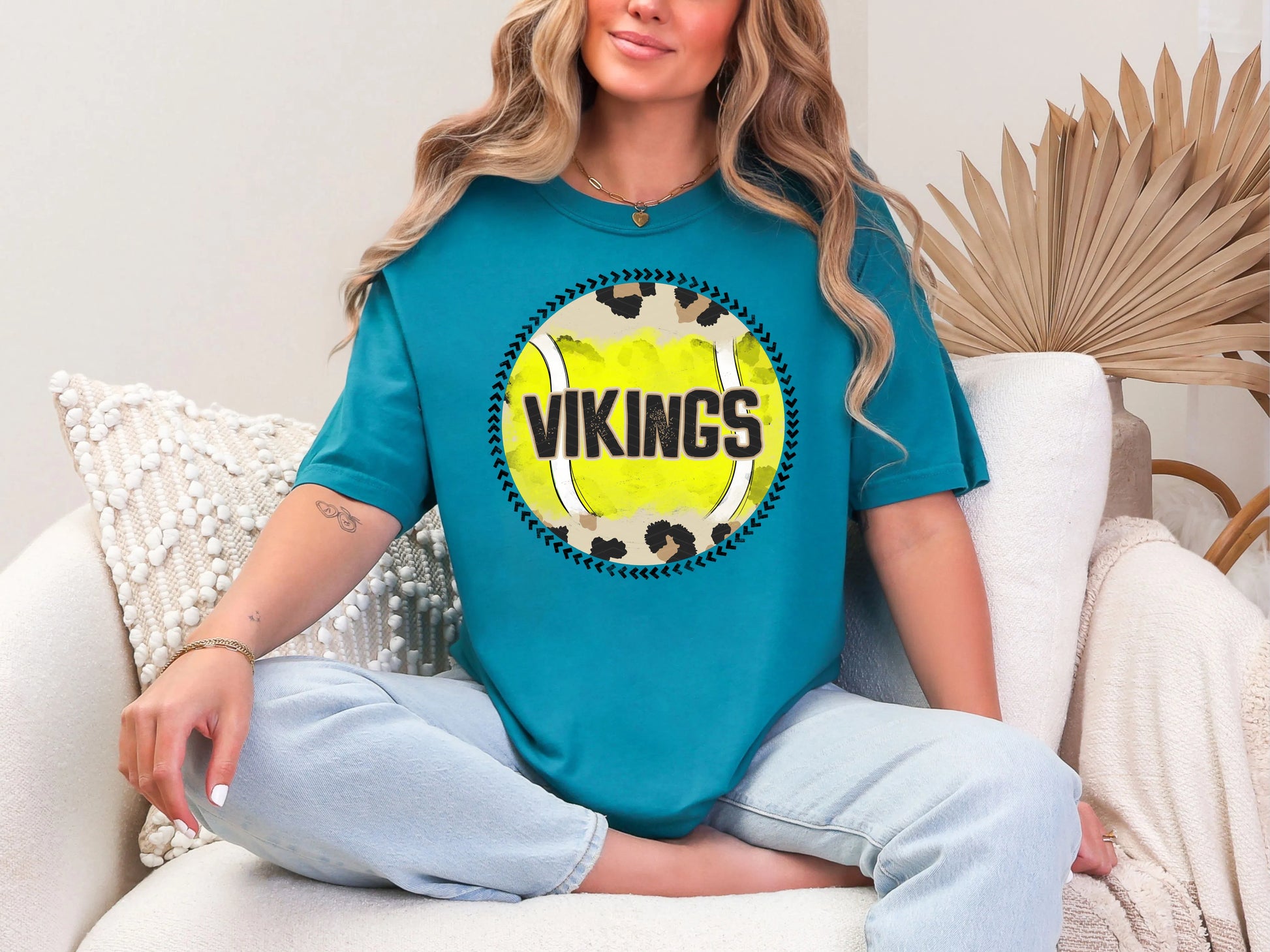 Leopard Tennis-Vikings DTF TRANSFER
