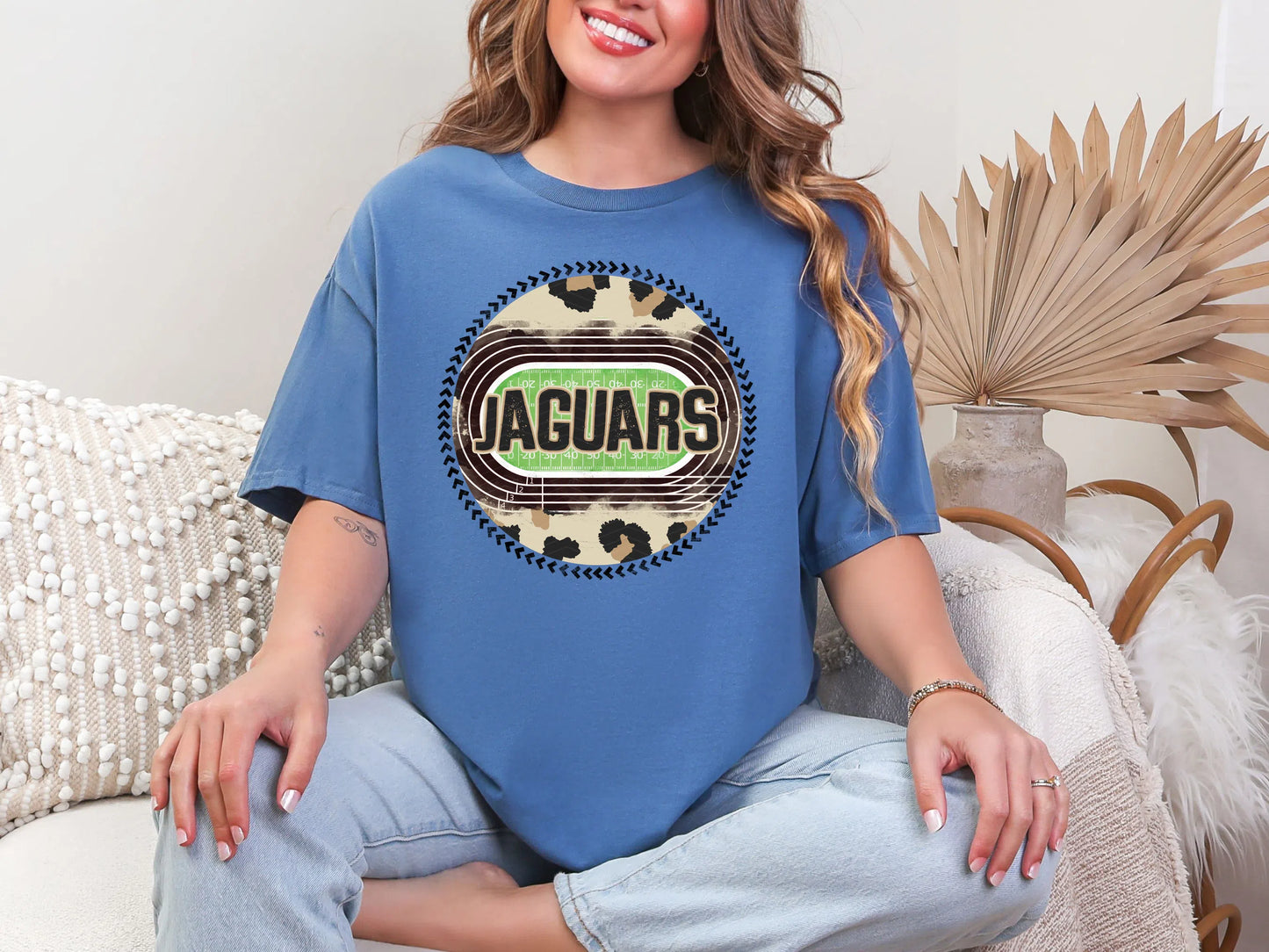 Leopard Track Field-Jaguars DTF TRANSFER