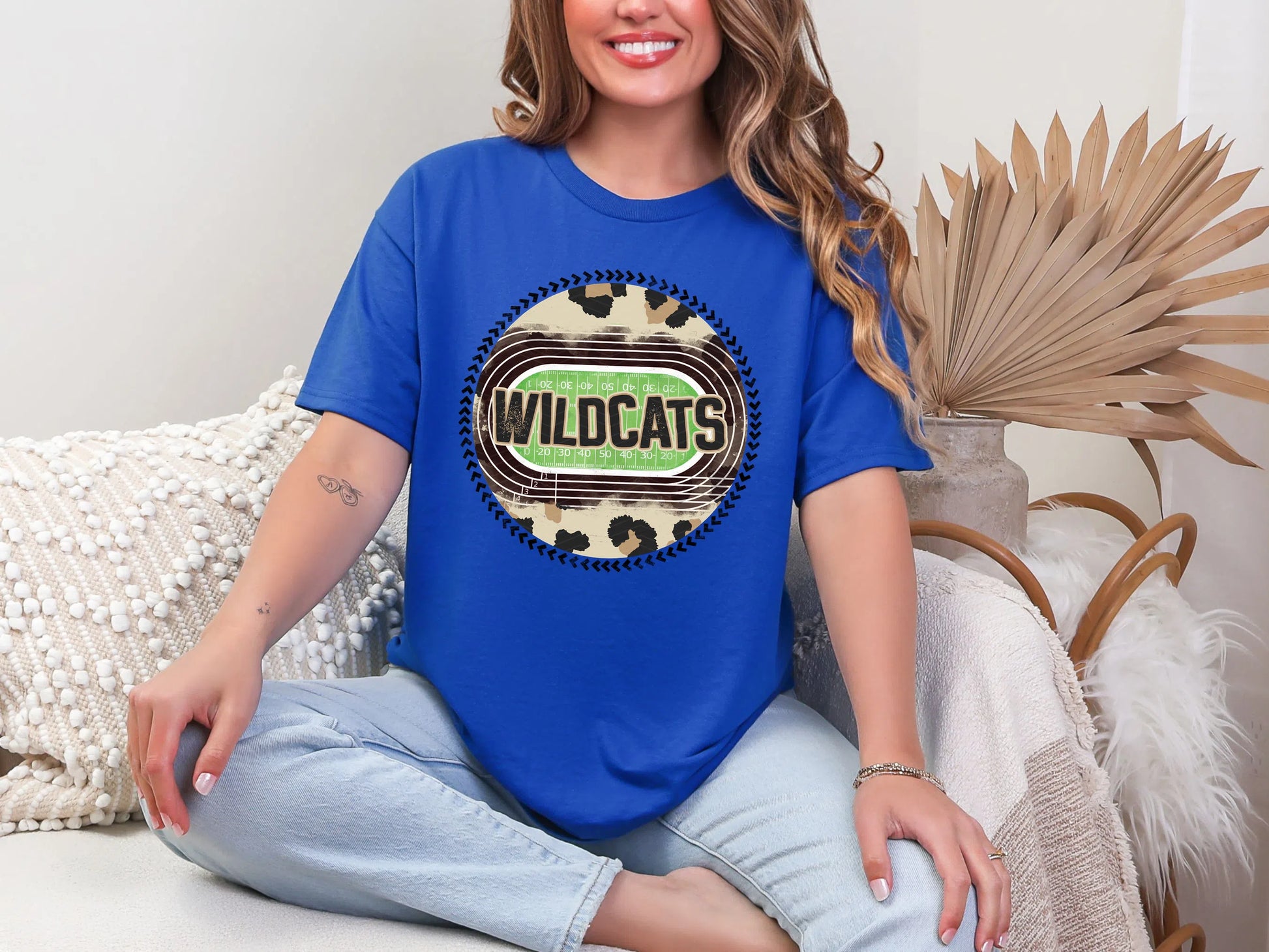 Leopard Track Field-Wildcats DTF TRANSFER