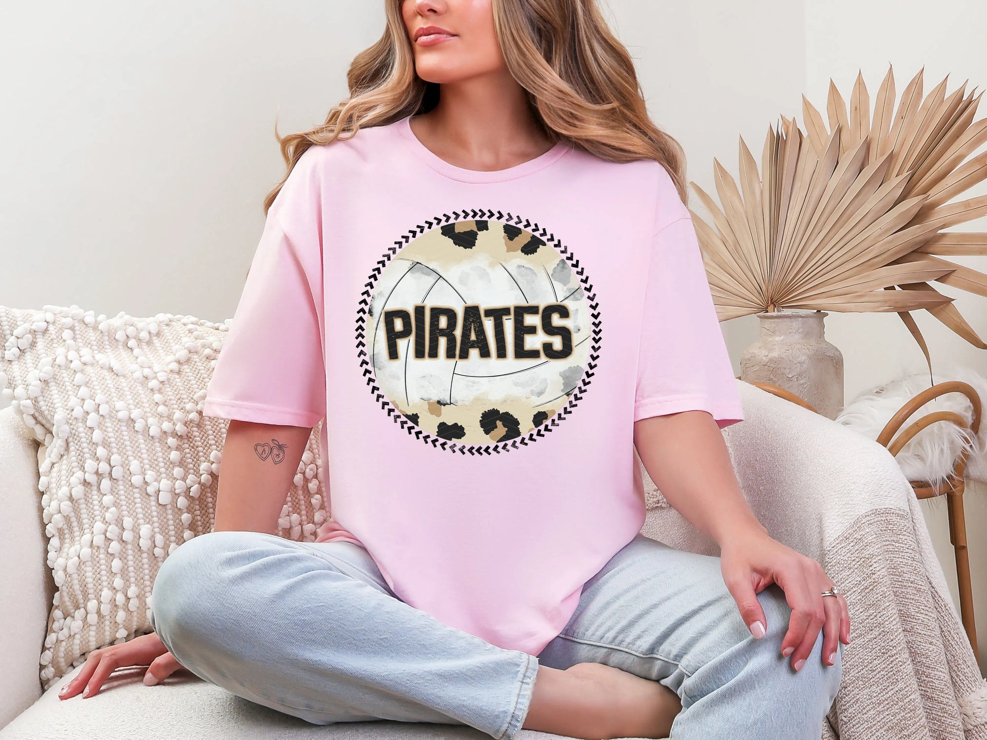 Leopard Volleyball-Pirates DTF TRANSFER