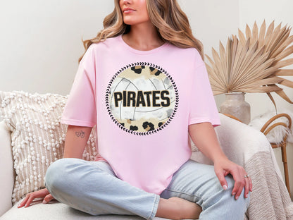 Leopard Volleyball-Pirates DTF TRANSFER